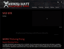 Tablet Screenshot of mattminer.com